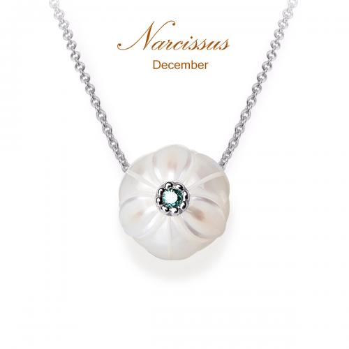 Narcissus Pearl Flower Pendant