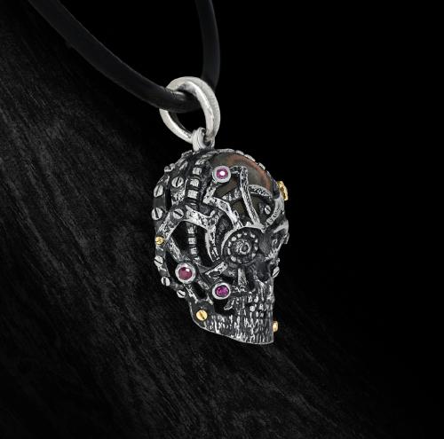 Water Skull Pendant